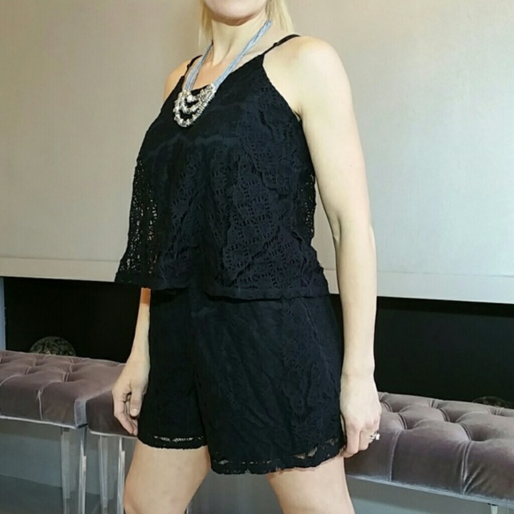 LITTLE LACE ROMPER NWOT - Picture 2 of 3